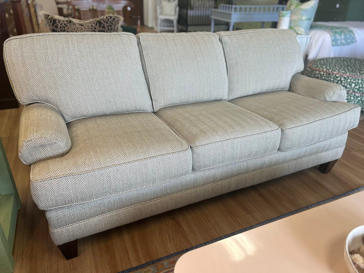 Herringbone Tweed Couch