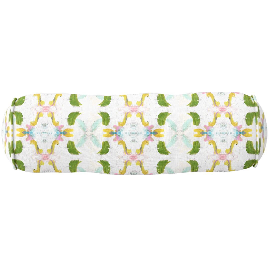 Laura Park Dogwood Round Bolster Pillow