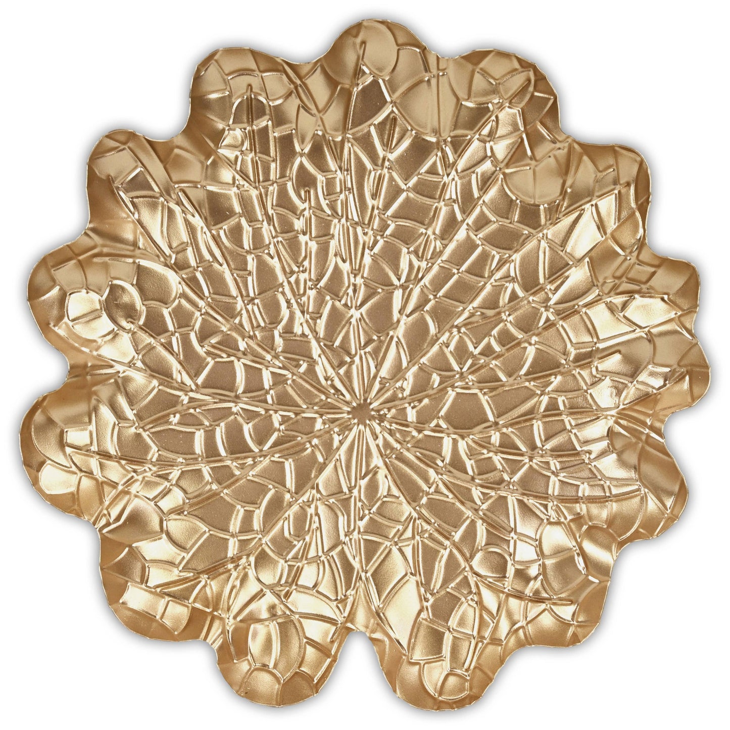 Delphine Gold Metal Lilypad Catchall Tray