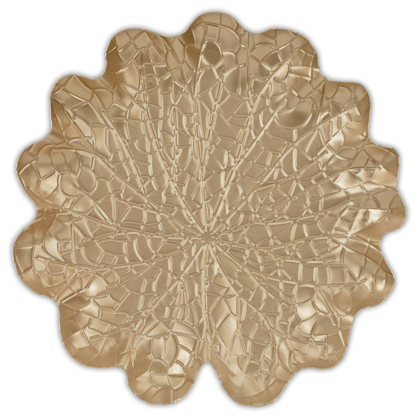 Delphine Gold Metal Lilypad Catchall Tray