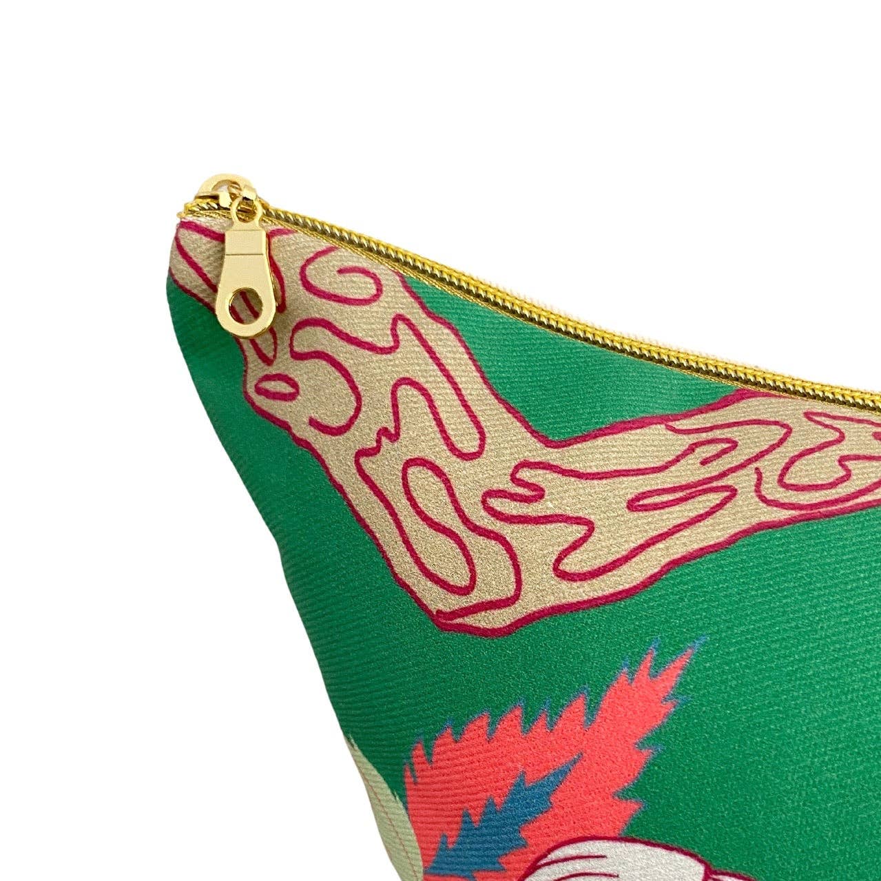 Green Peony Branch Pillow Cover - by Danika Herrick 18x18