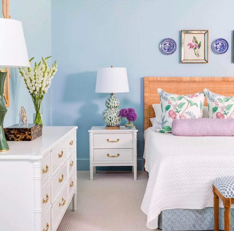 Faux Bamboo Bedroom Set