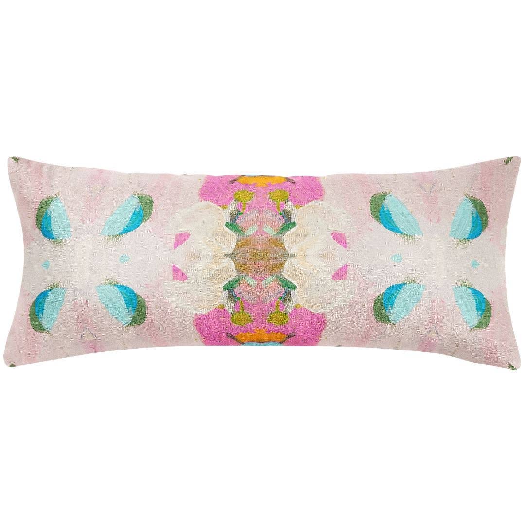 Laura Park Monet’s Garden Pink Decorative Pillow
