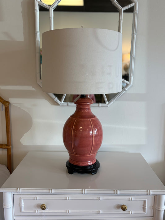 Coral ceramic lamp