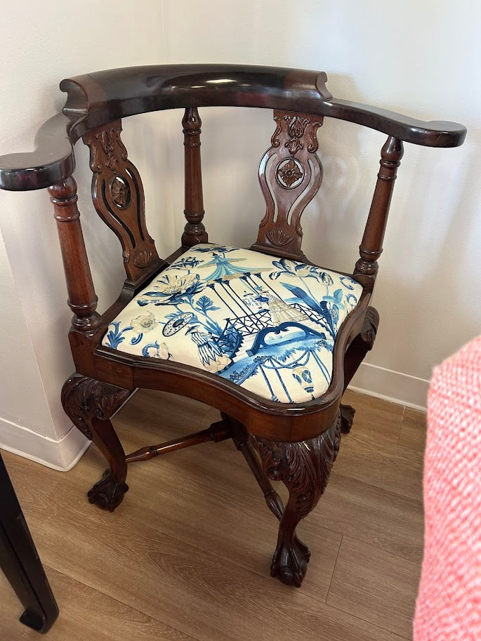 Mahogany Corner Chair