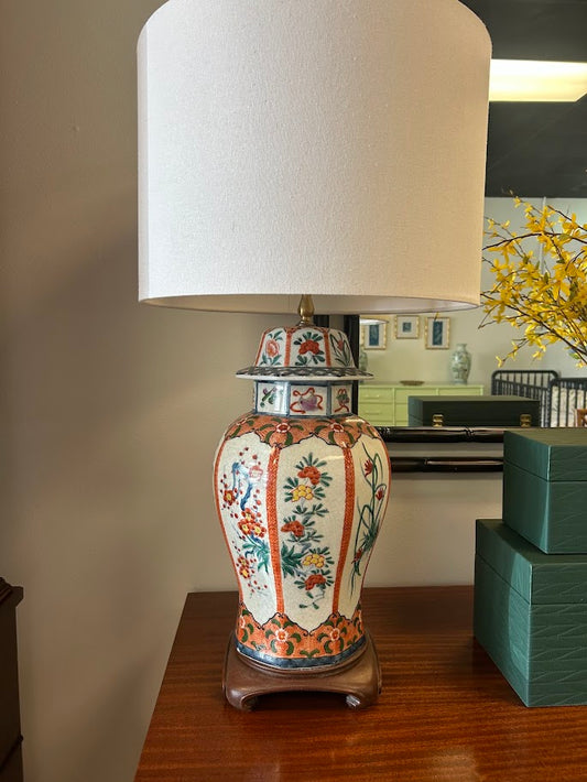 Vintage Chinoiserie Lamp