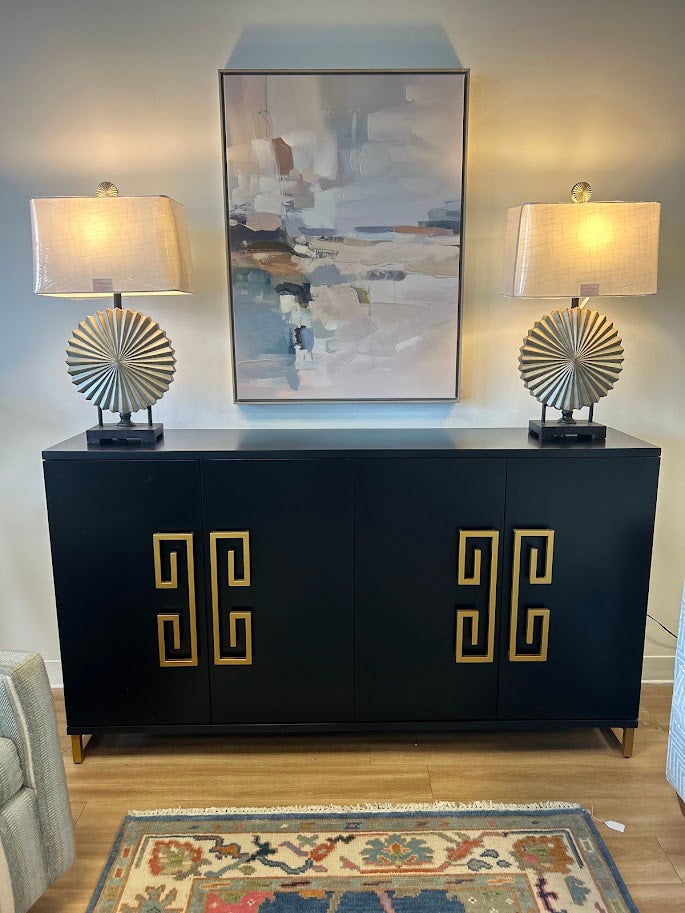 Greek Key 4-door Sideboard