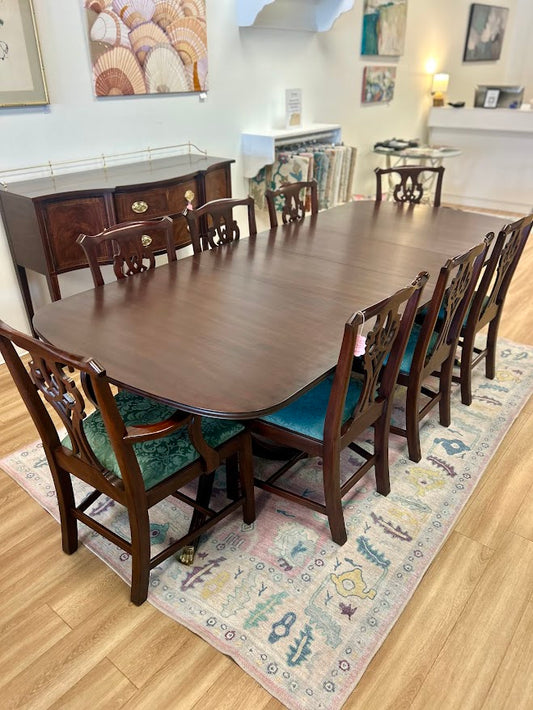 Henkel Harris Dining Table and 8 chairs